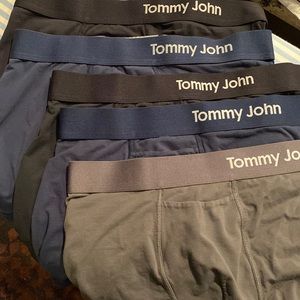 5 pair Tommy John Trunks